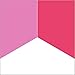 iCASEIT Apple Watch Case Screen Protector 38mm (Pack of 3) - Bumper Case with Screen Protector for Full Protection for Apple Watch 38 mm - Hot Pink Baby Pink & White
