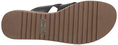 Blowfish Women's Okra Sandal Black Dyecut 10 Medium US