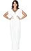 Koh Koh Women's Long V-Neck Kaftan Gown Maxi Dress