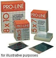 Archivalware 4x5" Polypropylene Sleeves, Holds a Single 4x5 Frame, Pack of 200, Clear, Open Flap.