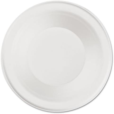 SCT ChampWare Heavyweight Paper Dinnerware, Bowl, 12oz, White - Includes 1,000 bowls.