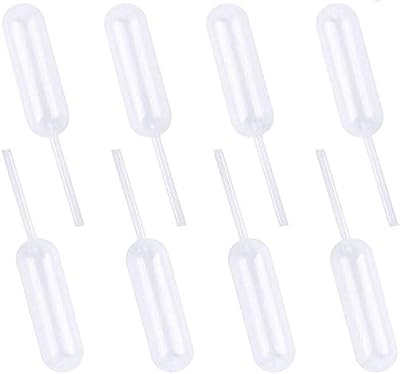 Guagua 4ML Plastic Dessert Pipette Mini Pipette 40Pcs Squeeze Dropper