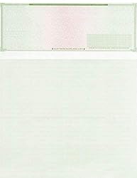 250 Blank Check Stock - Check on Top Mazed - Paper