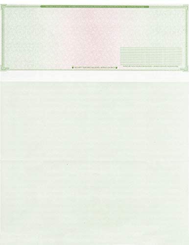 250 Blank Check Stock - Check on Top Mazed - Paper