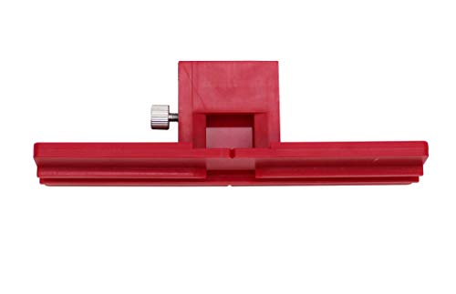 Power Tools Punch Locator, Drill Guide Sleeve Cabinet Hardware Jig/Template Wood Drilling Dowelling for Installation of Handles, Knobs on Doors and Drawer Pull-Red. - Thumbnail 3