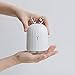 AmuseNd USB Cool Mist Humidifier with Breathing Light, Mini Size Reindeer Humidifier for Bedroom Home Office Desktop 220ml with Timed auto shutdown
