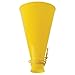 One Yellow Plastic Megaphone with Attached Lanyard
