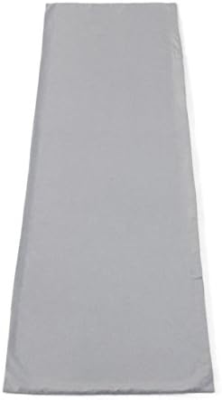 Restwel Body Pillowcase with Zipper Enclosure Microfiber 110 GSM Ultra Soft - Breathable Weave Provides Superior Air Circulation (Gray)