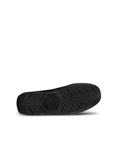 ECCO MEN’S CLASSIC MOC 2.0 DRIVING STYLE LOAFER, BLACK, 12-12.5