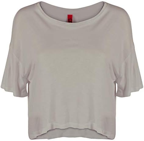 Women's Casual Basic Flowy Crop Top