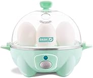 Dash Rapid Egg Cooker: 6 Egg Capacity Electric Egg Cooker for Hard Boiled Eggs, Poached Eggs, Scrambled Eggs, 