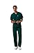 Cherokee Uniforms Authentic Workwear Unisex Scrub Set (Hunter Green, M)