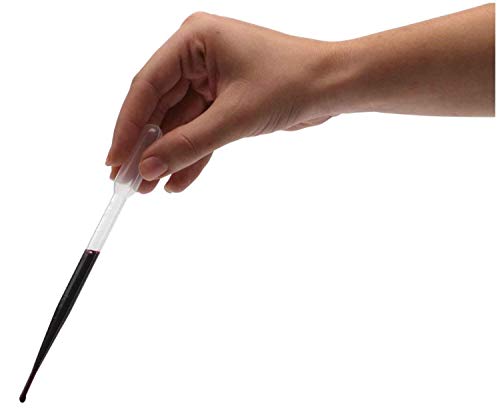 Disposable Plastic Transfer Pipettes 3ML, Essential Oils Pipettes, Makeup Tool, Graduated, Pack of 100