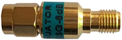 BECEN 10db 2W SMA 2W SMA-JK Male to Female RF Coaxial Attenuator 6GHz 50ohm 10dB Connectors, 30mm x 8mm