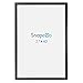 SnapeZo Black Movie Poster Frame 27x40 Inches, 1.2 Inch Aluminum Profile, Front-Loading Snap Frame, Wall Mounting, Premium Series