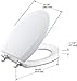KOHLER Triko elongated toilet seat with Polished Chrome hinges