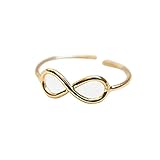 Lookatool Toe Ring Adjustable Foot Jewelry Gifts for Women Gold