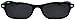In Style Eyes Smarty Pants Full Reader Sunglasses, Non-Bifocal Reading Glasses - Full-Rimmed Rectangle Frame - Non-Polarized - Black - 1.25x