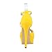 ZriEy Women Sandals 14CM / 5.5 inches High-Heeled Peep Toe Platform Party Sandals for Wedding Working Shoes Double Color