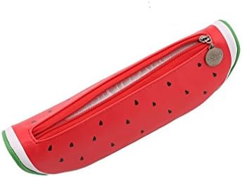 SAYLAVE Creative Fruit Shape Pencil Case Funny Cosmetic Storage Bag Watermelon