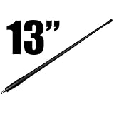 VOTEX - 13 Inch All-Terrain Flexible Rubber Antenna - Spring Steel Internal Core