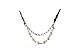 Pearl & Chain Sweater Guard with Slim Clip - Retro Vintage Style by Hey Viv !