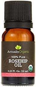 ActuallyOrganic 100% Pure and Natural Rose Water Oil for Skin and Hair, Natural Anti Aging Skin Oil and Natural Moisturizer for Hair …