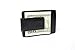 Italian Leather Slim Wallet with Magnetic Money Clip and 6 Card Slots (Black)