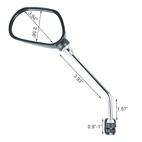 ELCYCO Bike Mirrors Mountain Bike Handlebars Mount Adjustable & Rotatable 360 Glass Bicycle Rearview Mirror - Thumbnail 4