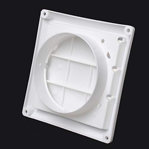 Dryer Vent Cover Outdoor 4 Inch Hood, Louvered Dryer Vent Cover, Stops