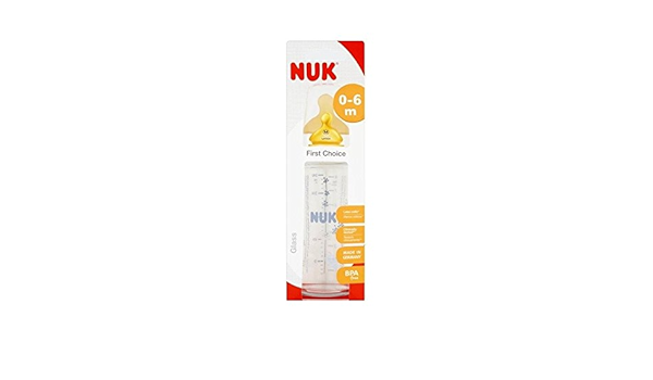 nuk first choice bottle with latex teat