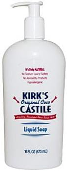 Kirks Natural Original Coco Castile Liquid Soap with Pump - 16 fl oz , Kirks Natural , Soaps, Health &amp; Beauty