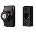 Ideal Security Deadbolt for Storm and Screen Doors, Black