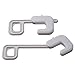 Safety 1st Secure Mount Cabinet Lock, 2 Count, Key Lock, White