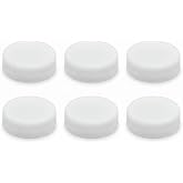 FIFO White Label Caps (6-Pack) - Designed to fit All FIFO Condiment and Sauce Bottles