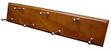 Easy Track RA1202-C Molded Wood Belt Rack, Cherry, 7 Hooks