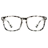 TIJN Blue Light Blocking Glasses Women Men Vintage Square Nerd Computer Glasses Anti Eyestrain