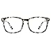 TIJN Blue Light Blocking Glasses Women Men Vintage Square Nerd Computer Glasses Anti Eyestrain