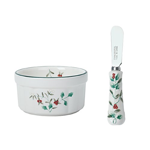 Pfaltzgraff 10975000 Winterberry Dip Mix Dinnerware Set, 12 oz, Assorted