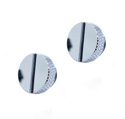LTronics Water Cooling Stop End, Plug Cap G1/4'', Silver - Pack of 2