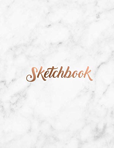 READ Sketchbook: Marble cover, sketchbook for Drawing, Coloring, Sketching and Doodling, 8.5 x 11 110 pag [P.P.T]