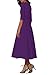 YMING Women's 50s Vintage Dress Deep V Neck Dresses Cocktail Party Dress with Pokcets