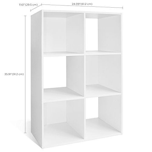 CAP LIVING 4/6/8 Cube Room Organizer Shelf, Storage Divider, 2 x 2/2 x