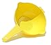Tupperware 2 Quart Colander Strainer with Handle, Yellow