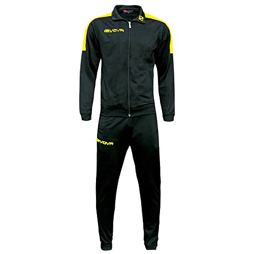 GIVOVA Tr033-1007-5xs Salopette, Noir/Jaune, 5XS Homme
