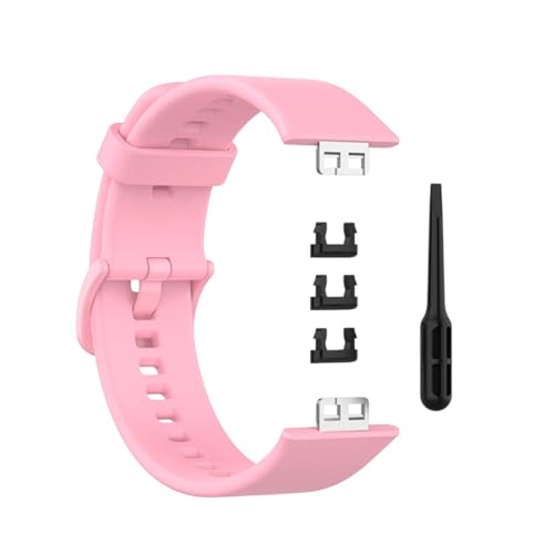 Silicone Strap + Stainless Steel Connector for Watch Fit (Tia-B09/Tia-B19)/Watch Fit New/Watch Fit Special Edition (B39)