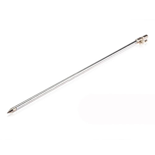 Metal Fishing Bank Sticks Bankstick Rod 56.5Cm Carp Solid Steel Stainless Extending Durable