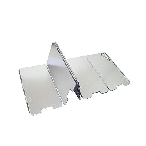 YaptheS Portable Camp Stove Windscreen Folding Camping Windshield Multi Function Wind Guard Outdoor Cooking Accessory Cooker Stove Screen Windshield Pack of 9 - Thumbnail 5