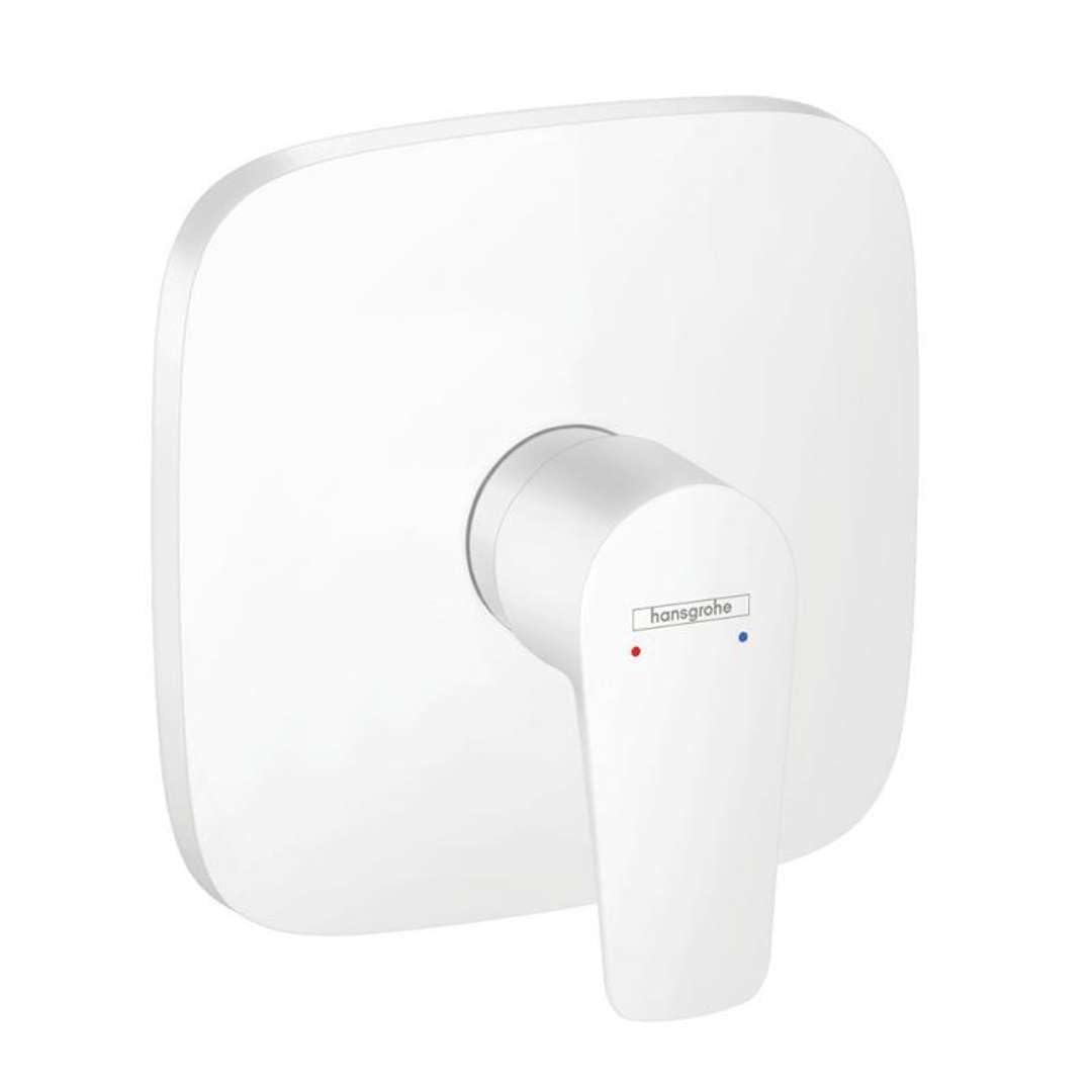 hansgrohe 71765700 Talis E Einhebel-Duscharmatur Unterputz Mattweiß Single-Lever Shower Mixer, matt White, Dusche