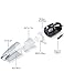 LIBERRWAY Car Vacuum Cleaner High Power DC 12v Portable Handheld Wet Dry Auto Vacuum Cleaner for Car, 5.0Kpa Suction, Black